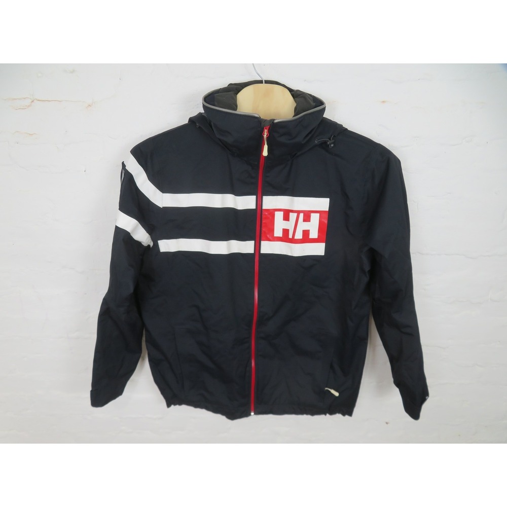 Helly Hansen Salt Power Jacket Men XL Blue Performance Hooded Full Zip Sailing